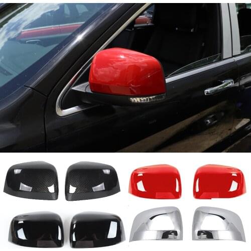 ABS Side Rearview Mirror Caps Cover for Dodge Durango Jeep Grand Cherokee 2011+ Exterior Car Accessories