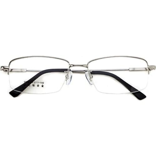 Fashion Trend Retro Halfrim Frame Anti Blu Light Ultralight Business Reading Glasses for Men+1.0 +1.5 +1.75 +2.0 +2.5 +3 +3.5 +4