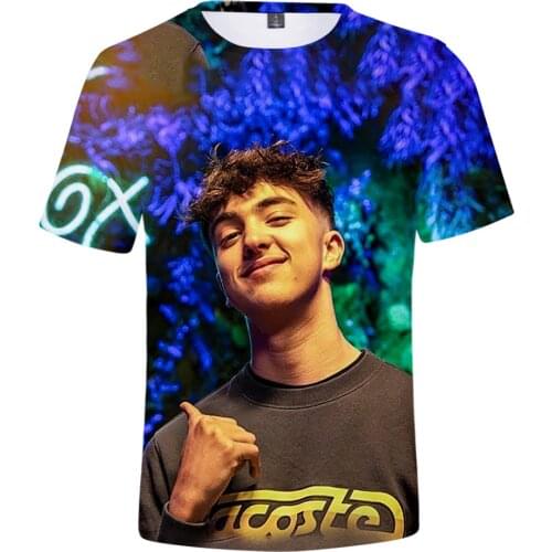 New Michou Inoxtag 3D Print Tshirt Spring Summer Preppy Men/Women Clothes T-shirt Streetwear Kawaii Style Tshirt хочу tee shirt