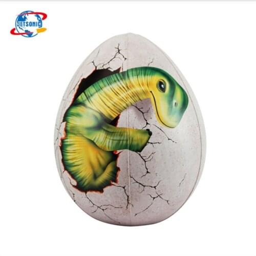 New Cartoon PVC Inflatable Dinosaur Egg Tumbler Color Light Luminous Flash Ball Children 's Toys