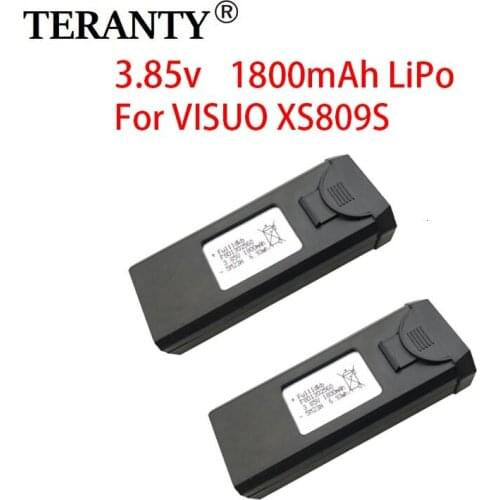 Original 3.85V 1800mAh Lipo Bettery For VISUO XS809s XS816 RC Quadcopter Drone Battery Spare Parts Accessories 3.7v battery