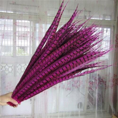 New 20pcs/lot Rose Lady Amherst Pheasant Tail Feathers 27-40inches /67-100CM Carnival Party Accessories DIY Plumes