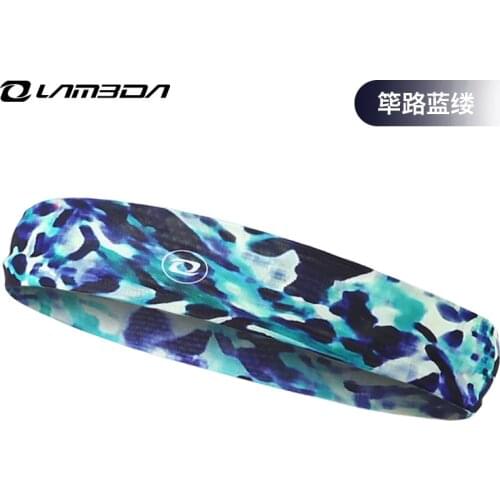 LAMEDA Lycra Absorbent Cycling Headband Men Bandana Ciclismo Sport Hair Sweatband Non-slip Silicone Running Fitness Hairband