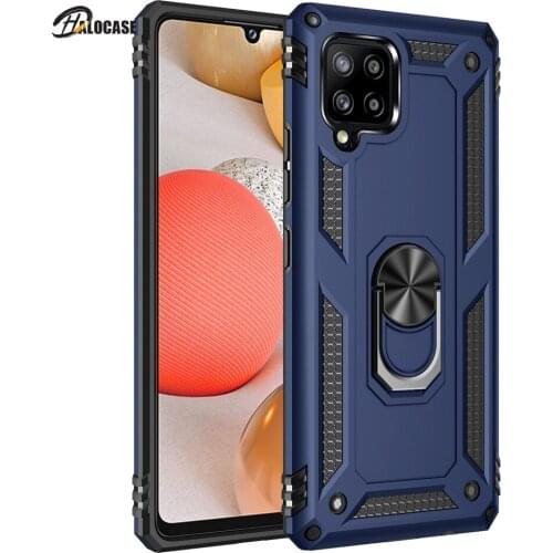 Shockproof Rugged Ring Stand Fundas Cover for Samsung Galaxy A32 A72 A52 A42 5G 4G A12 S20 FE S20FE Case Coque TPU Bumper Shell