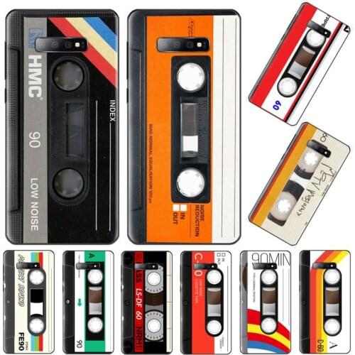 RETRO CASSETTE TAPE vintage Phone Case For Samsung galaxy S 7 8 9 10 20 edge A 6 10 20 30 50 51 70 note 10 plus