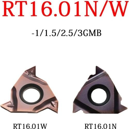 RT16.01N RT16.01W -1.00GMB / 1.25GMB / 1.50GMB / 2.50GMB / 3.00GMB YBG205 YBG202 CNC Thread Inserts Lathe Machine Tool Holder