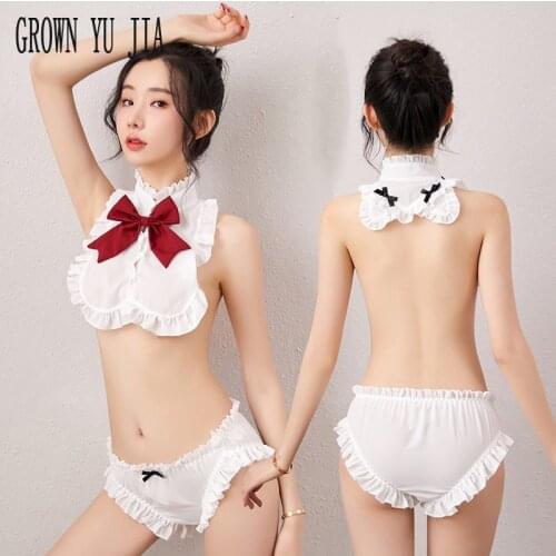Sexy School Uniform Erotic Cosplay Costume Student Uniform Underwear Set Porno Girls Japanese Girls Naughty Lingerie Role Play