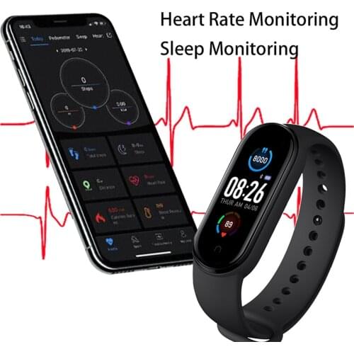 New M5 Smart Bracelet Men Women Smartwatch Bluetooth Bracelet M5 Band for Android IOS Fitness Tracker Pedometers Smart Wristband