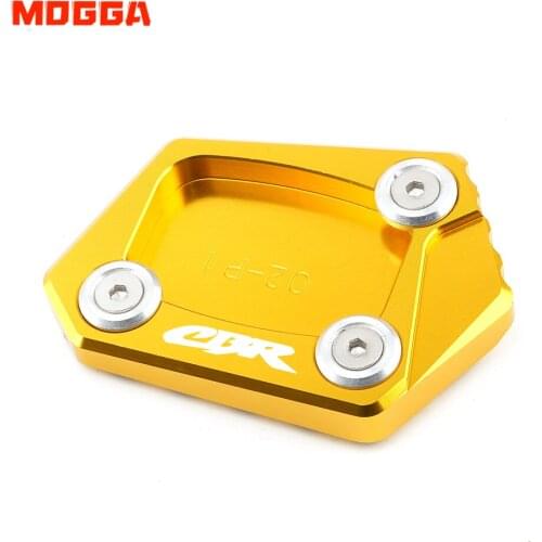 Kickstand Enlarger For Honda CBR600RR CBR500R CBR650F CBR600F CB400 CBR 250R/250F Motorcycle Side stand Plate Pads Extension