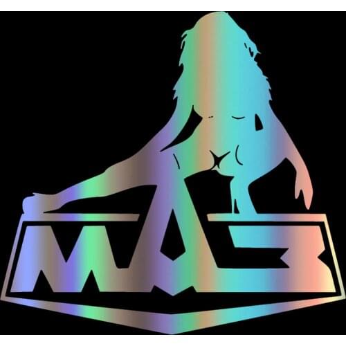 Dawasaru MAZ Girl Car Sticker Reflective Car Decal Waterproof Stickers on Car Truck Bumper Rear Window Vinyl ,15cm*14cm