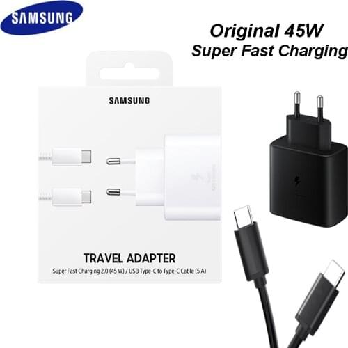 Samsung Note10 plus Super Snelle Charger Travel Usb Pd Pss Snel Opladen Adapter EP-TA845 Voor Galaxy A91 A71 S20+ S20 Ultra