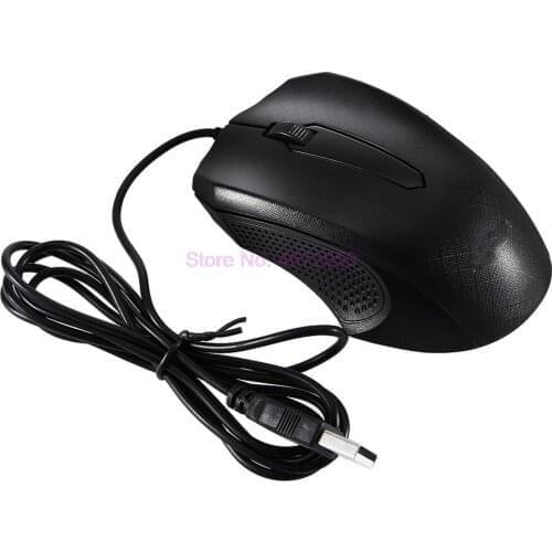 100pcs For PC Laptop New Design 1000 DPI USB Wired Optical Gaming Mice Mouse Free shipping Wholesale