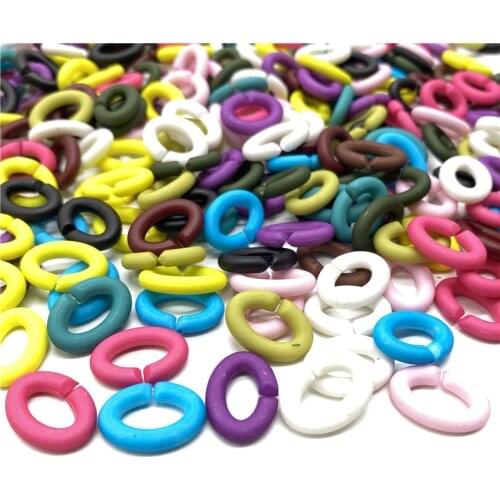 30Pcs 12x16mm Acrylic Link Bead Chain Link Accessories Bead for Jewelry Making Necklace Bracelet DIY Bag Decoration