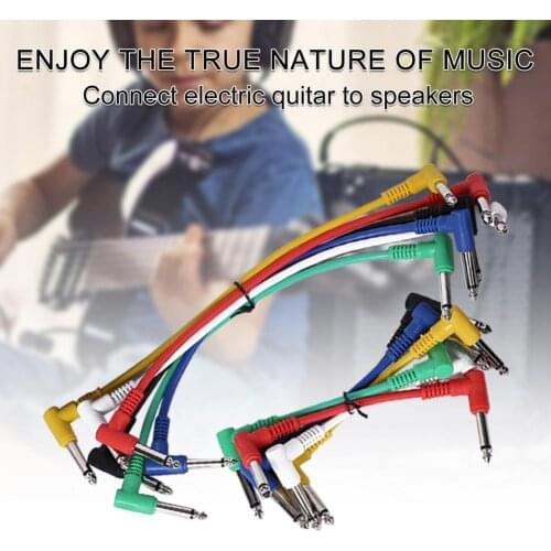 6Pcs 15/30cm length Guitar Effect Pedal Power Supply Cable Wire Adapter Guitar Stompbox Effects Power Line For Electric Guitar