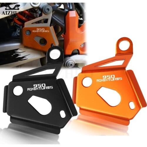 Motorcycle Accessories Rear Brake Reservoir Pump Protector Guards For 990 ADVENTURE S R 990SMT SUPERMOTO R T 950 SUPER ENDURO