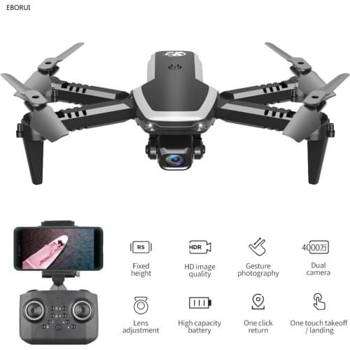 EBORUI S171 PRO RC Drone 4K HD WiFi FPV Drone Foldable RC Quadcopter 3D Flip Altitude Hold + Storage Bag for Kids & Adults