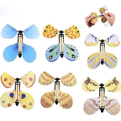 Lesiostress Magic Butterfly flying Card Toy with Empty Hands Solar Butterfly Wedding Magic Props Magic Tricks DropShipping