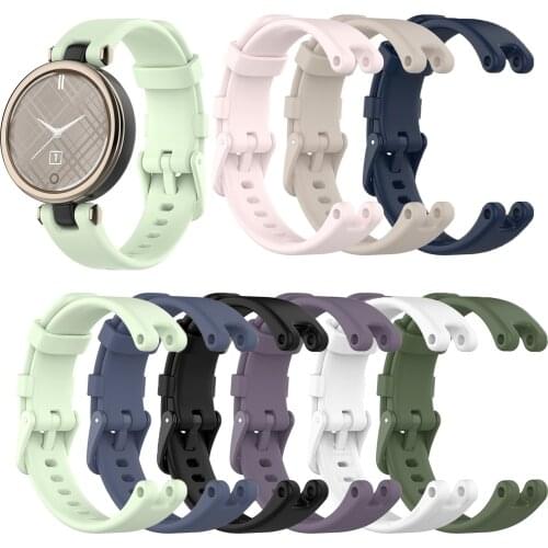 Fashion Lightweight And Breathable Smart Watch Replacement Wristband Silicone Strap For Garmin Lily With Dismantling Tool