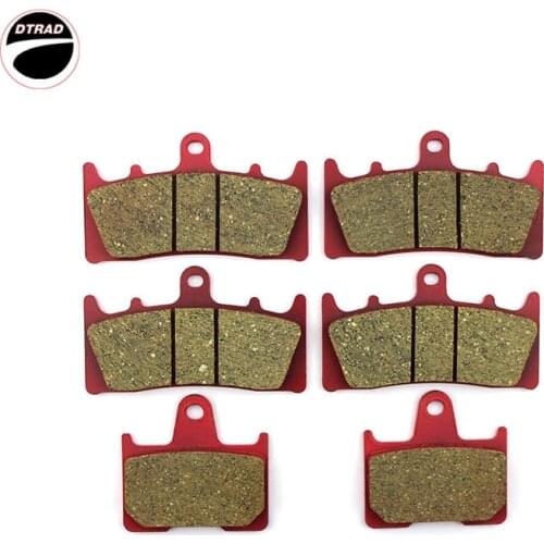 Motorcycle CARBON CERAMIC BRAKE PAD Front+Rear For SUZUKI STREET BIKES GSXR 1000 01-02 GS 1200 2001 GSX 1400 01-07