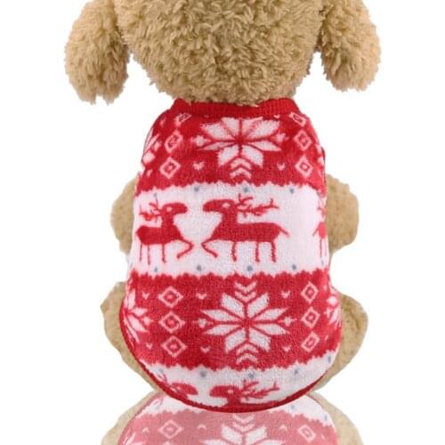 Soft Warm Pet Dog Jumpsuits Clothing Pajamas Fleece Pet Dog Clothes For Dogs Coat Winter Christmas Jacket Chihuahua Yorkshire