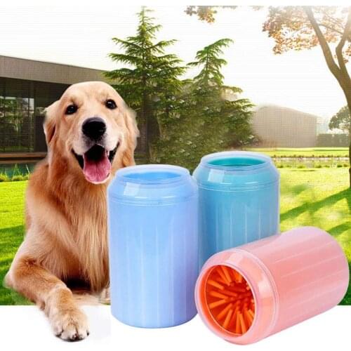 Dog Paw Cleaner Cup Soft Silicone Combs Portable Outdoor Pet towel Foot Washer Paw Clean Brush Quickly Wash Foot Cleaning Bucket