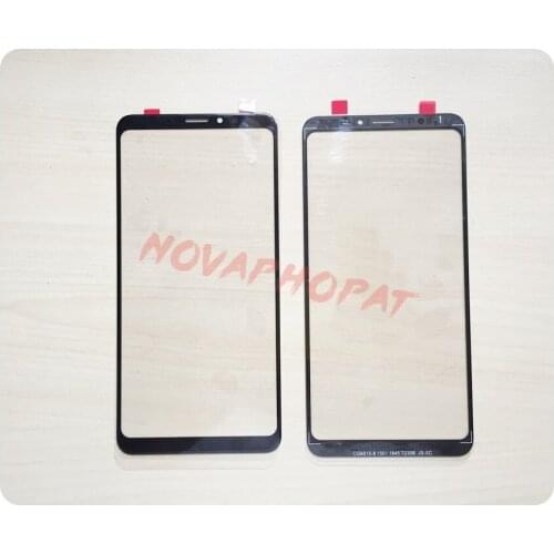 Novaphopat 6" Note8 Touch Digitizer Glass Panel For Meizu M8 Note LCD Front Outer Screen Glass Lens + Tracking