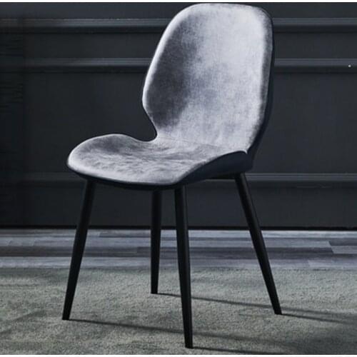 Dining chair, manicure chair, family modern chair, simple back, light luxury dining chair, technical cloth chair, manicure chair