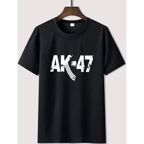 2021 AK-47 Kalashnikov rifle Original Tshirt summer dress T-shirt