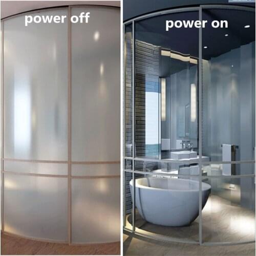 Pravicy White PDLC Film Smart Tint Film Switchable Glass Film Home Office Window Tint Vinyl+1pc 50w powersupply