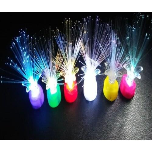Factory direct selling flower lamp rose optical fiber flower colorful children toy direct selling concert local stall wholesale