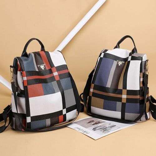 2021 New High Quality Oxford Women Backpack Anti-Theft Travel Backpack Large Capacity School Bags for Teenage Girls Mochila