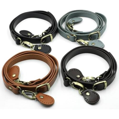 120cm Genuine Leather Bag Strap Replacement Handle for Handbag Purse Shoulder Bag Cross Body O Bag Belt Strap Bag Accessories
