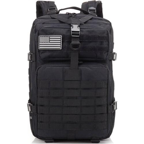 Tactical Bag Molle Backpack Military Gear Hunting Backpack Camouflage Sport Shoulder Bag 45L Travel Hiking Backpack Rucksack