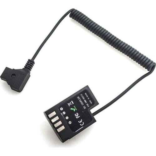 DMW-DCC12 Dummy Battery Extendable Power Adapter Cable with D-Tap Connector for Panasonic GH3 GH4 GH5 GH5s Camera