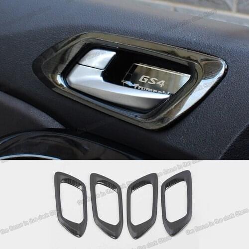 Lsrtw2017 Car Inner Door Bowl Frame Trims for Trumpchi Gac Gs4 2015 2016 2017 2018 2019 Interior Accessories Auto Styling