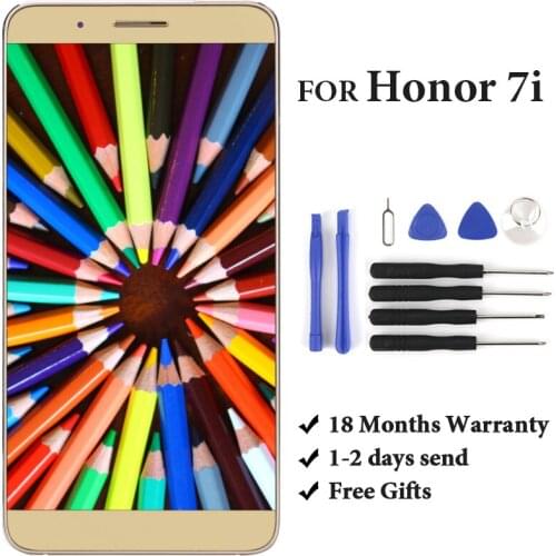 Cellphone Panel Spare Parts For Honor 7i ATH-UL01 ATH-UL06 LCD Display Digitizer Assembly For Short X Touch Screen