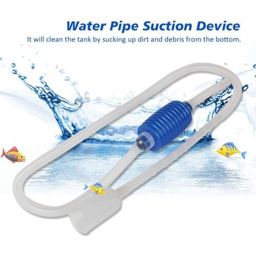 1Pc Semi-automatic Aquarium Clean Water Change Changer Suction Device Long Siphon Gravel Cleaner For Aquarium Fish Tank Washing