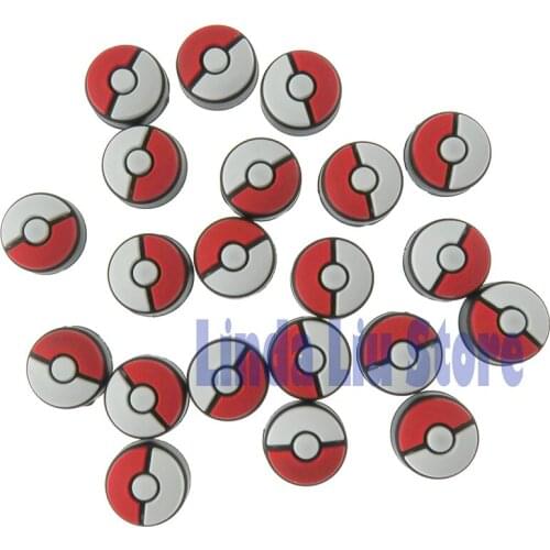 100pcs Soft Silicone Thumb Grips Caps For NS Nintend Switch Controller for Poke Ball Button Thumb joystick caps Accessory