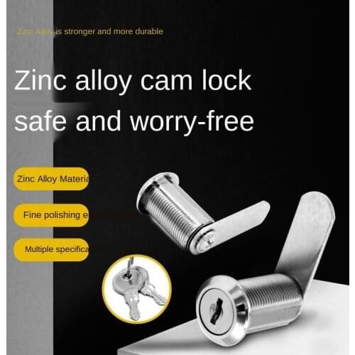 16/20/25/30mm Cam Lock Door Cabinet Mailbox Drawer Cupboard Locker + 2 Keys DIY Cabinet Tools