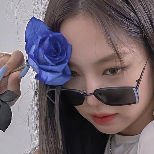 2021 Korean Stylish Cat Eye Sunglasses Women Men Small Square Steampunk Sun Glasses Female Vintage Alloy Frame Goggle Eyeglasses