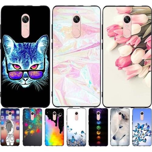 B 5.5'' For Xiaomi Redmi Note 4X Global Version Case Cover Painting Soft Silicone TPU Phone For Xiaomi Redmi Note 4 Cases Funda