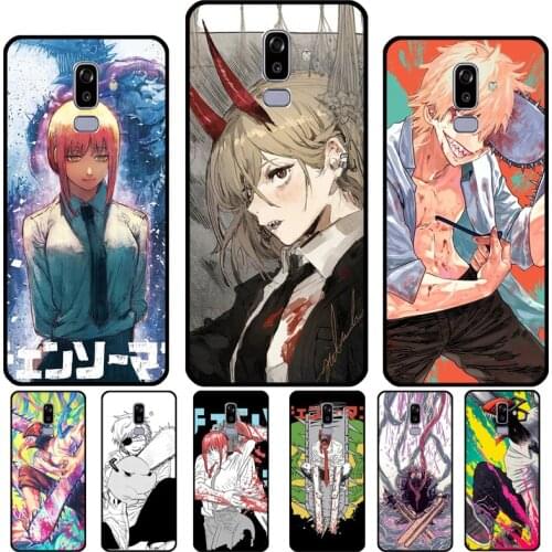 Chainsaw Man Horror Anime For Samsung Galaxy J8 A9 A7 2018 A8 A6 J6 J4 Plus J1 J3 J5 J7 A3 A5 2016 2017 Phone Case