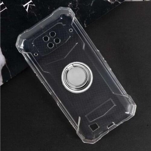 For Doogee S88 Plus Pro 6.3" S88Pro S88Plus Back Ring Holder Bracket TPU Soft Silicone SmartPhone Case Cover