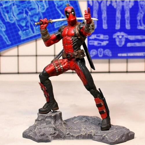 Disney Marvel Deadpool 2 Action Doll Anime Decoration Pvc Collection Doll 26cm Deadpool Toy Childrens Gift