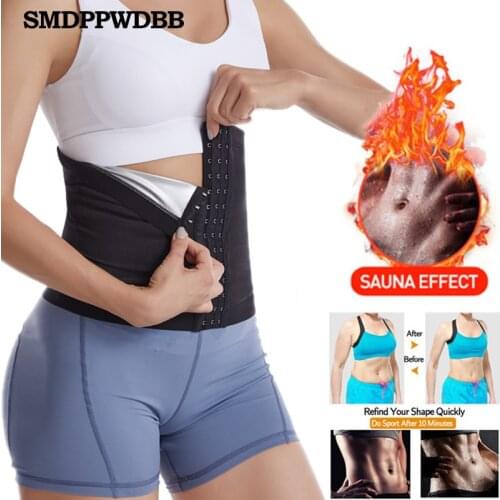 Neoprene-Free Waist Trainer Sweat Trimmer Belt Women Slimming Sheath Weight Loss Sauna Effect Belly Cincher Shapewear Body Shape