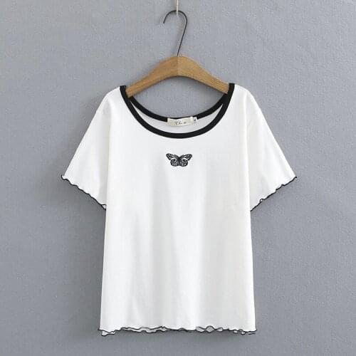 Plus Size Womens Short Sleeve Summer White Black Shirts Large Size Crochet Knitted Tops