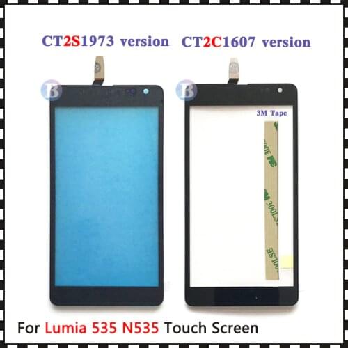 High Quality 5.0" For Nokia Microsoft Lumia 535 N535 CT2S1973 CT2C1607 Touch Screen Digitizer Sensor Outer Glass Lens Panel