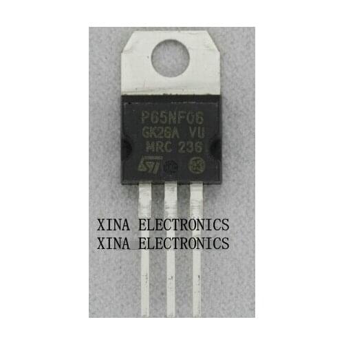 STP65NF06 P65NF06 65NF06 MOSFET 65A 60V NPN TO-220 ROHS ORIGINAL 20PCS/lot Free Shipping Electronics composition kit