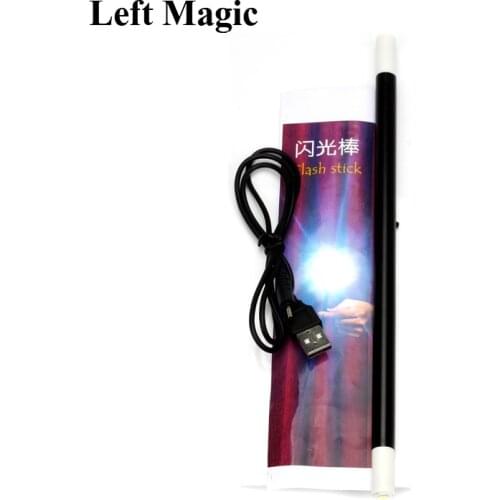 Super Flash Wand -White Light -Magic Tricks Flash Stick Close Up Mentalism Stage Magic Props Accessories G8266