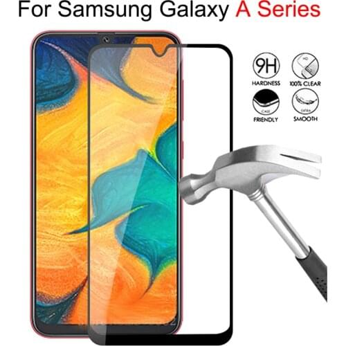 For Samsung A10 A20 A30 A40 A50 A70 Protective Glass On The For Samsung Samsun Galax A 30 50 70 A205 A305 A405 A505 Cover Film